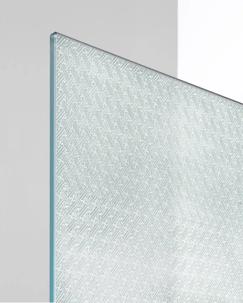 Matrix pattern glass