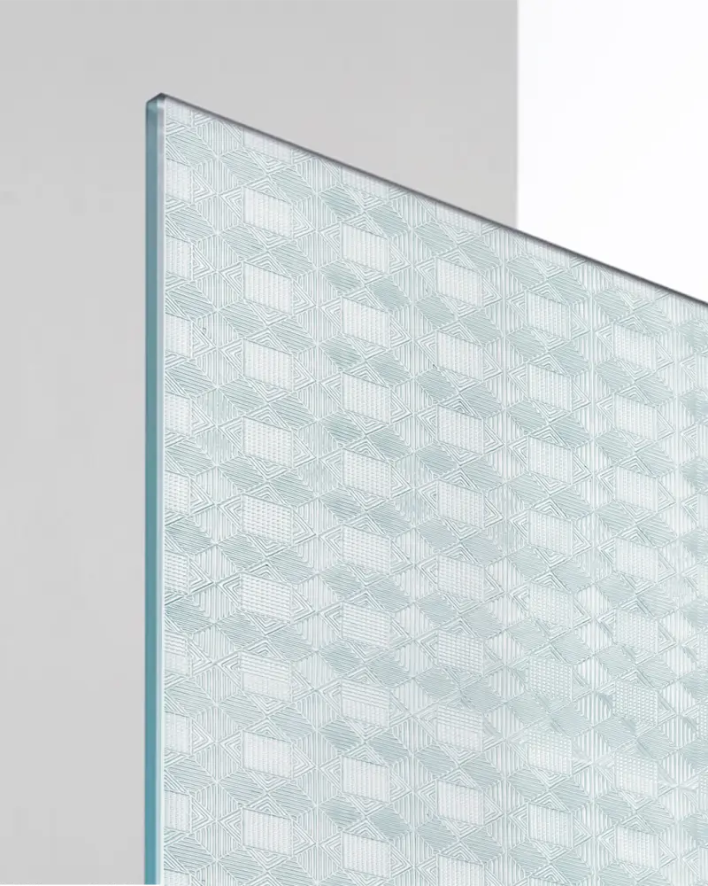 Polygon pattern glass