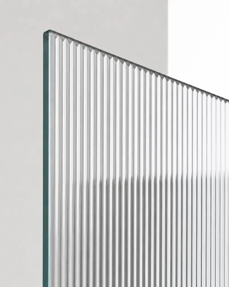 Patterned glass : V-shape